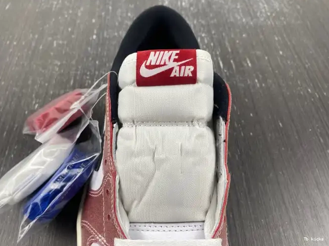 Rep TBK ROOM LOW TROPHY FN0432-017 OG 1 'RED JORDAN AIR BLACK' X 0603